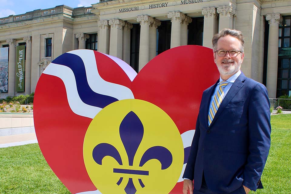  Jody Sowell poses for a photo outside of the History Museum.