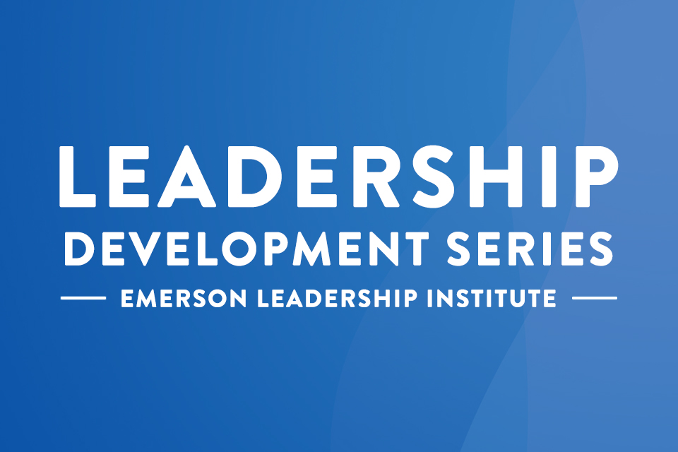 logo for the emerson leadership institute leadership development series