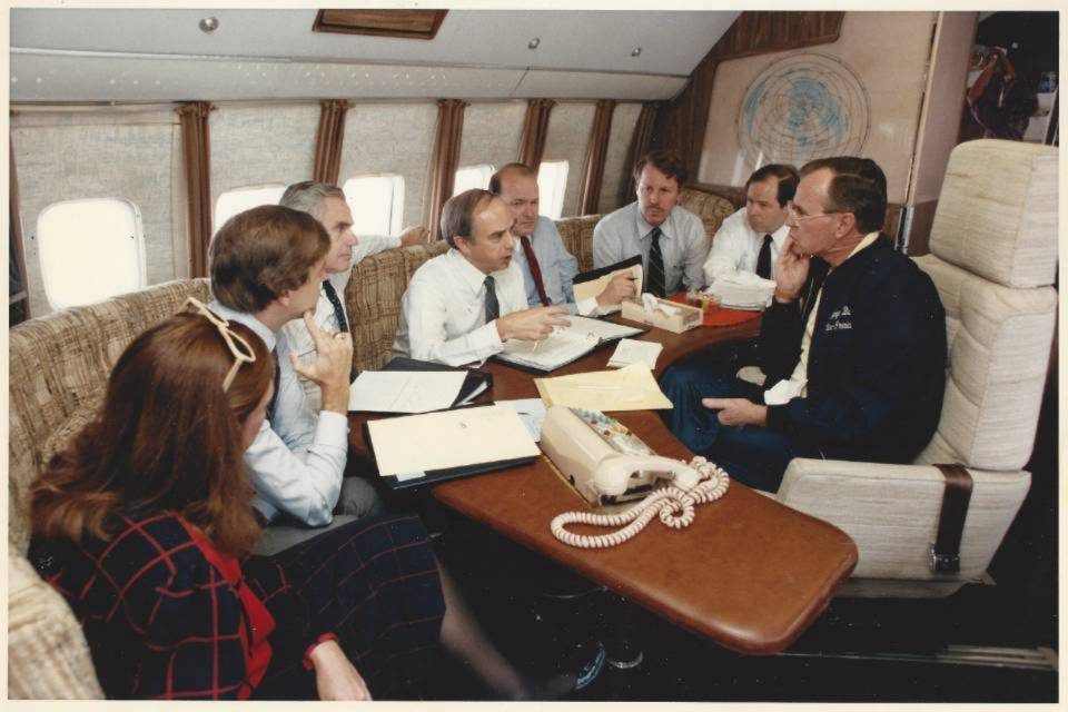 A photo of Amb. James Michel with several others