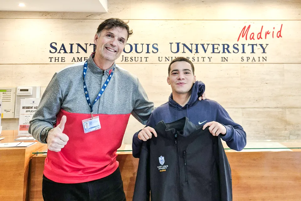 SLU-Madrid Honors Junior Jack Montoya with the Student Athlete Award