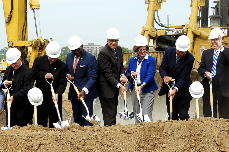 hospital groundbreaking